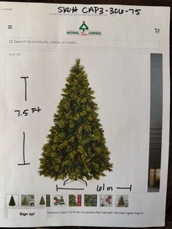 Christmas tree pre lit