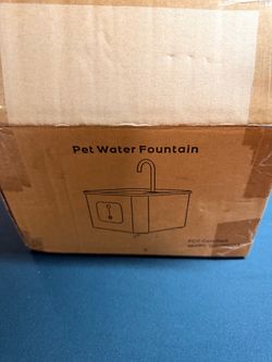 Stainless Steel Automatic Pet Water Fountain (Cats/Dogs)