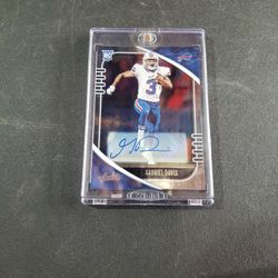 Gabriel Davis Rookie Autograph Card 