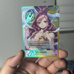 Shirahoshi Alt Art One Piece trading Card 