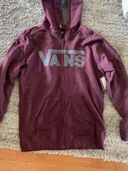 vans zip up hoodie