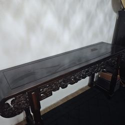 Chinese Hand Carved Altar Table
