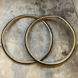 700x25c road bike tires tan sidewalls