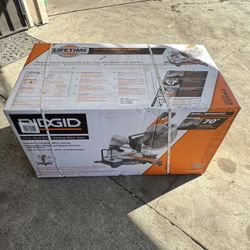 RIDGID 15 Amp Corded 12 in. Dual Bevel Sliding Miter Saw with 70 Deg. Miter Capacity and LED Cut Line Indicator