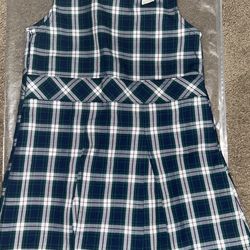 Girls Plaid Pinafore/ Dress Toddler