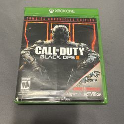 Black Ops 3 Xbox 1 Zombie Chronicle Edition