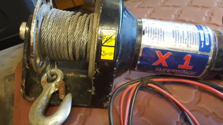 12v dc winch excellent condition