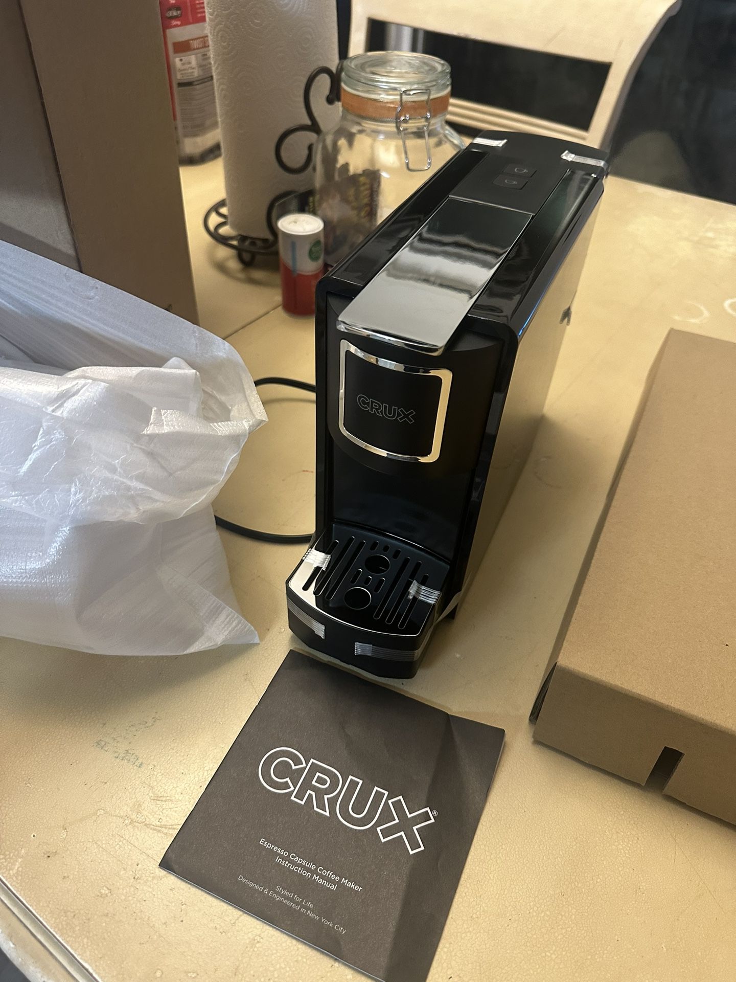 Crux Espresso Capsule Coffee Maker