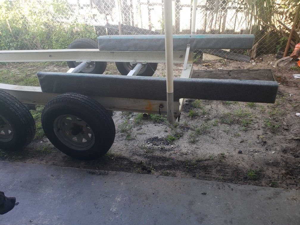 26ft float on boat trailer for Sale in LAKE CLARKE, FL OfferUp