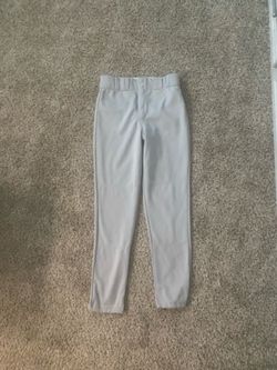 Grey baseball pants size adult M