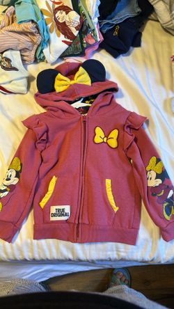 Minnie Mouse zip sweater 5T