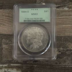 Ms63 Coin 1884