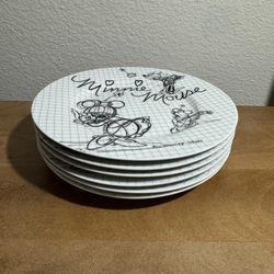 Minnie Mouse Dessert Plates
