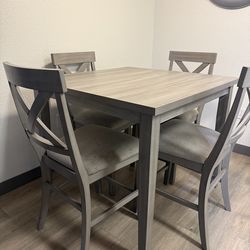 Grey dining table