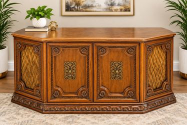 Vintage Electro Phonic 4-Channel Stereo Console – Turntable / AM/FM – Retro Furniture
