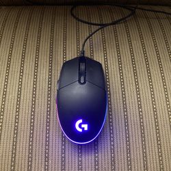 LED Wired Logitech Mouse