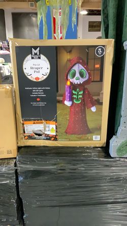 Member's Mark 5ft Pre-Lit Reaper Pal Halloween Decoration $65