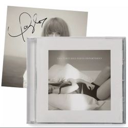 Brand New Taylor Swift Cd Tortured Poets SIGNED manuscript