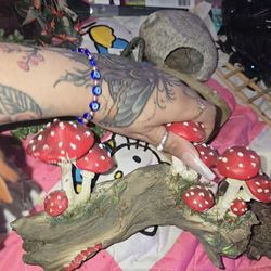 Mushroom decoration for terrarium