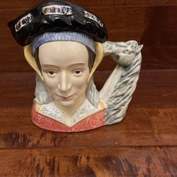 Royal Doulton Anne of Cleves Large Toby Jug 7" D6(contact info removed) Red Star Stamped