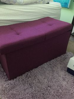Purple Ottoman
