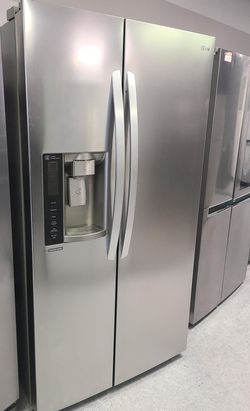 LG Side-by-Side Silver Fridge
