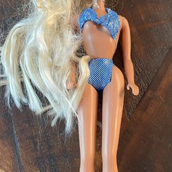 Vintage 1995 Sparkle Beach Barbie Doll Mattel
