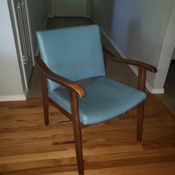 Vintage Wood Armchair