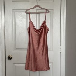 Blush bJ Pink /Peachy Mini Dress Size Large 