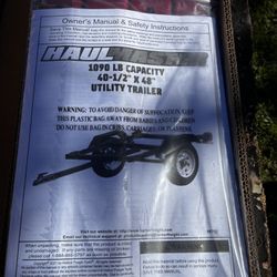 Utility Trailer 3.4 X 4’