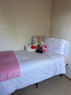 Twin Bed Frame with Mattress