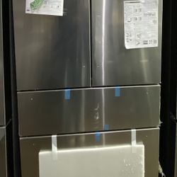 Bosch 36inch 4door with 20.5 Cubic Feet Capacity Refrigerator in Stainless Steel