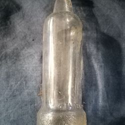Antique GLASS 4 FL. OZ. Bottle Embossed Bottom