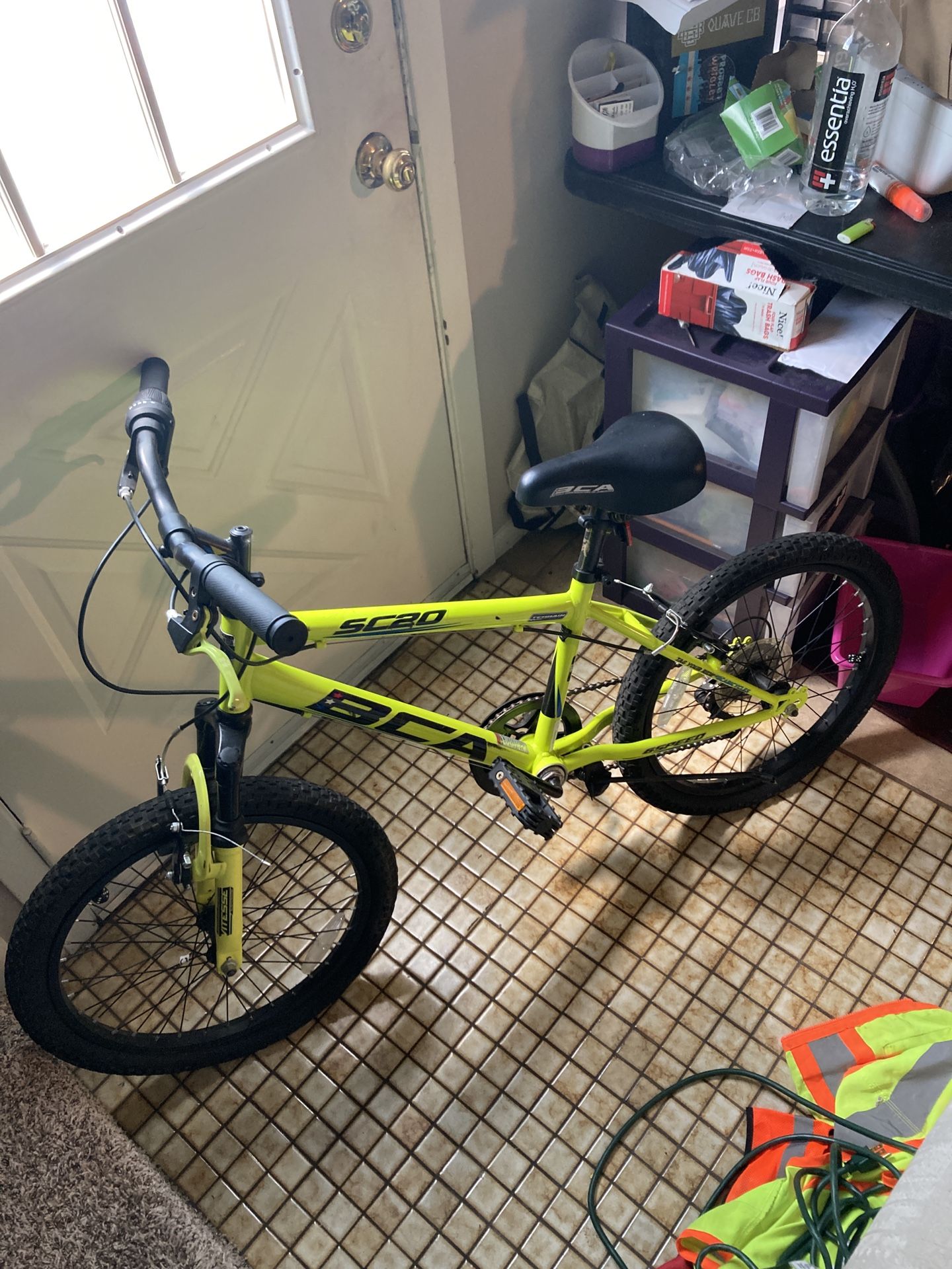 BCA 20" SC20 Boys Mountain Bike, Black/Blue