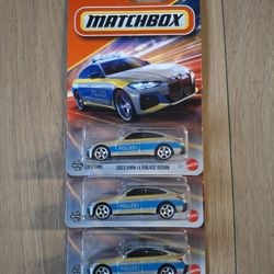 Matchbox 23 Bmw i4 Sedan Police $4 each (Trade)