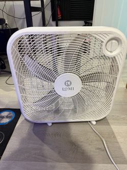 Electric box fan