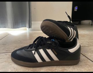 Adidas Samba Black Leather Sneakers 9.5 Men