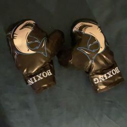 Kids Playing Boxing Gloves 
