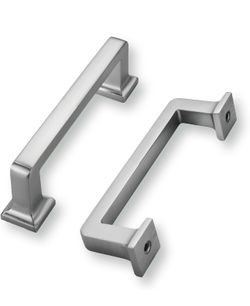 20 Pack Brushed Nickel Cabinet Pulls, 3 Inch(76mm) Hole Centers Solid Satin Nickel Cabinet Handles Kitchen Hardware Straight Bar for Cabinets and Draw