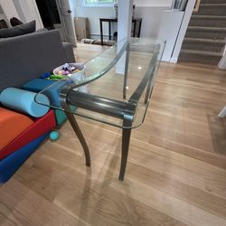 Console table glass 