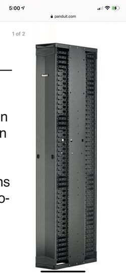 Panduit PacthRunner2 Vertical Manager 42U OBO