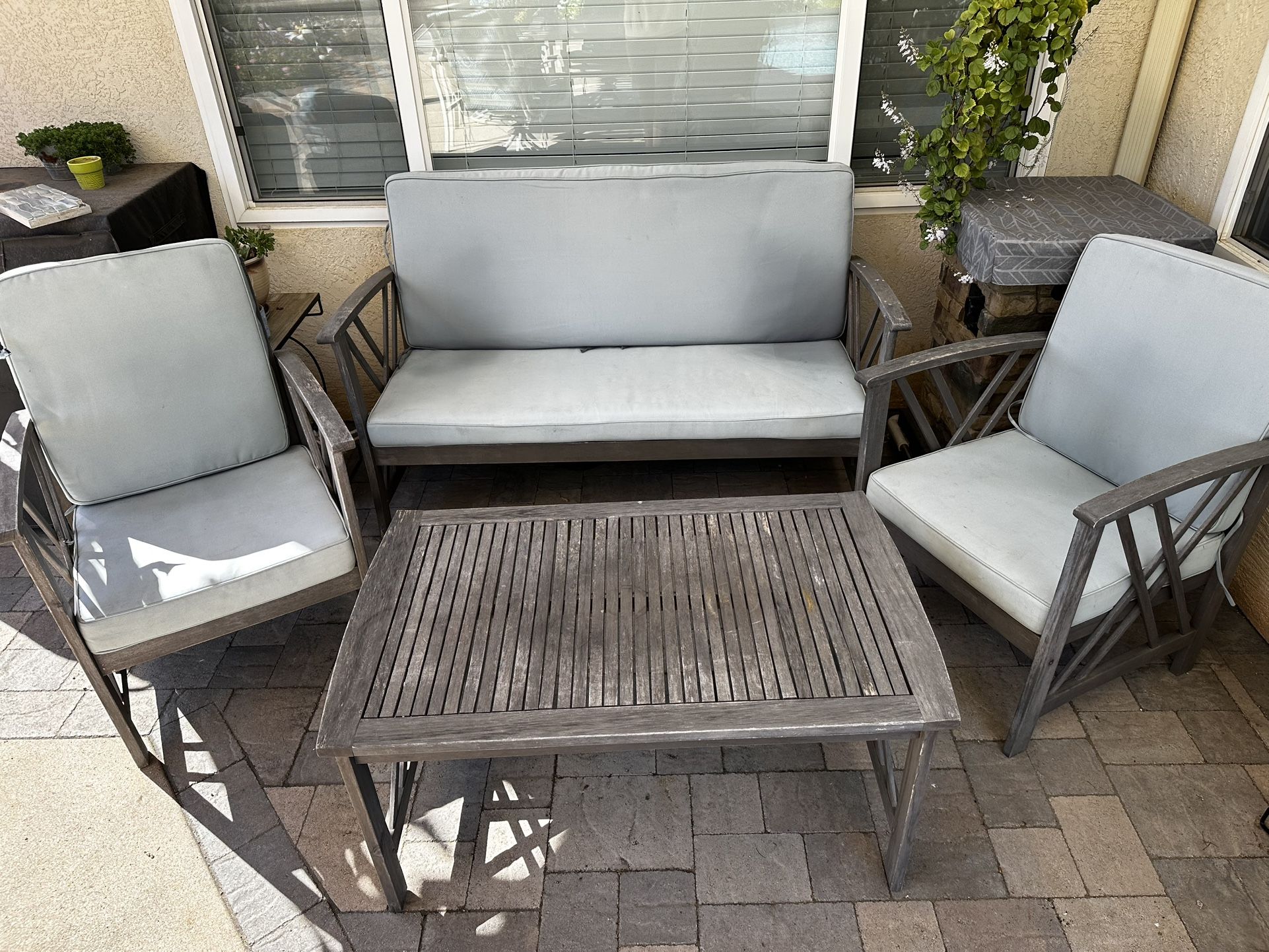 4 Piece Outdoor Patio Furniture Set