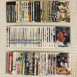 Cleveland Guardians / Cleveland Indians 82 Card Baseball Lot!
