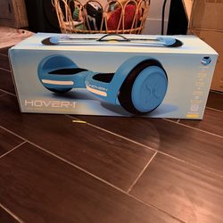 BLUE-Hoverboard self balancing for Kids with 5 mph Max Speed, Dual 150W Motors, 3 mile range