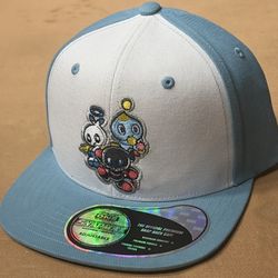 Sonic the Hedgehog Blue and White Chao Snapback Hat - New w/ Tag