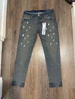 Purple jeans