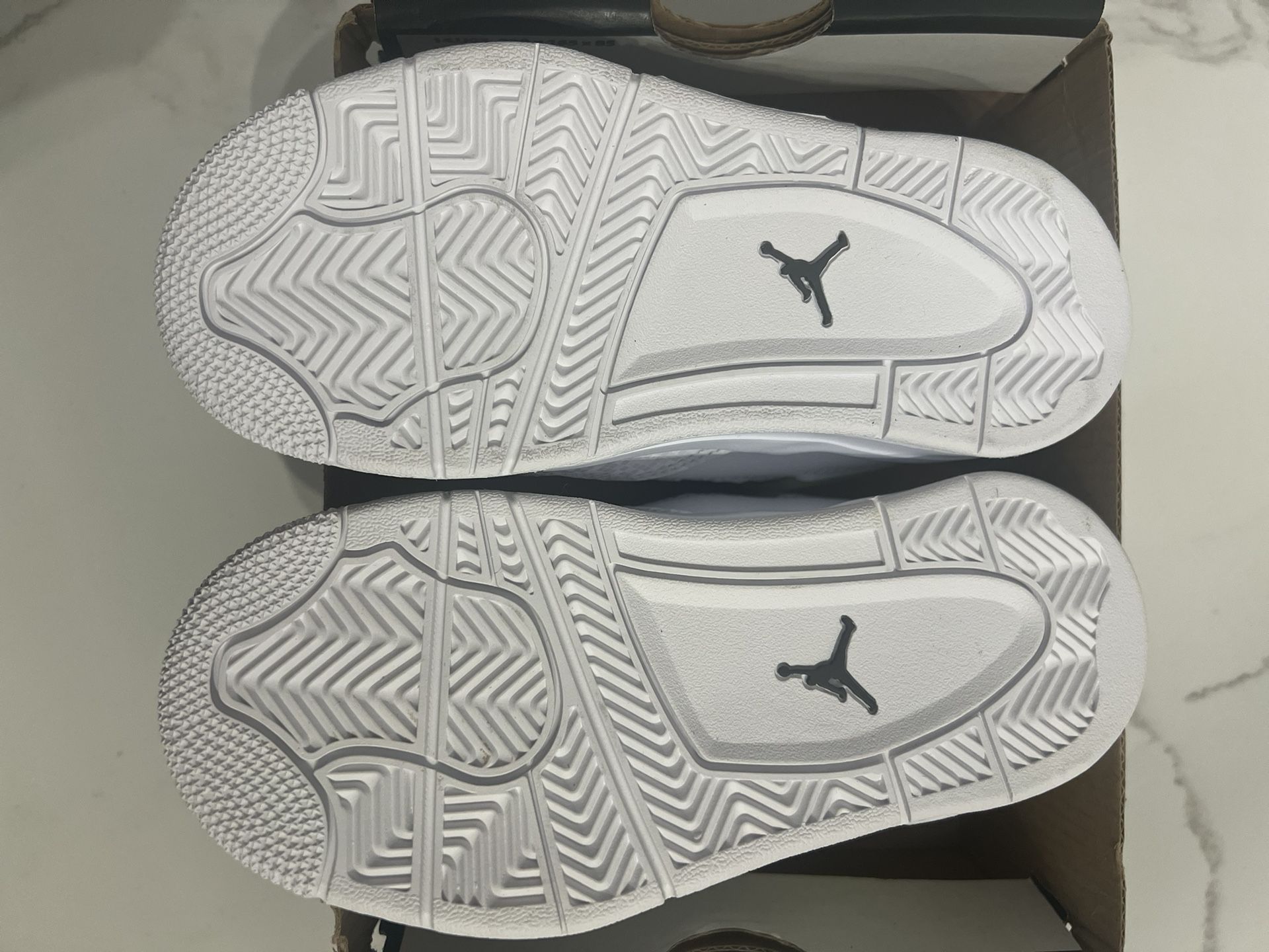 Size 11C Brand New Jordan 4 Retro (PS) White Lemon Twist OG Box No Lid