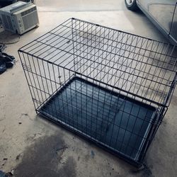 Large Dog Cage With Tray