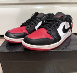 Jordan 1 Low Bred Toe Size 11 Men’s