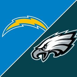 2 Tixs to Chargers vs eagles. Monday Night Football.